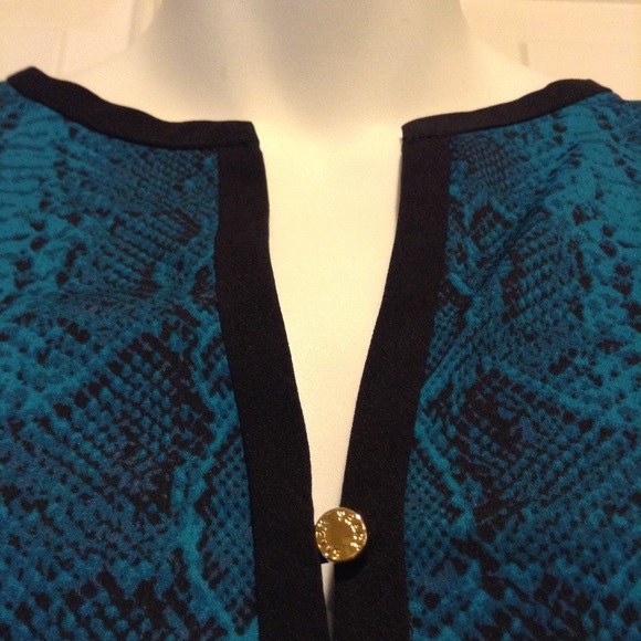 Ellen Tracy Sleeveless V-Neck Blouse - Picture 3 of 6